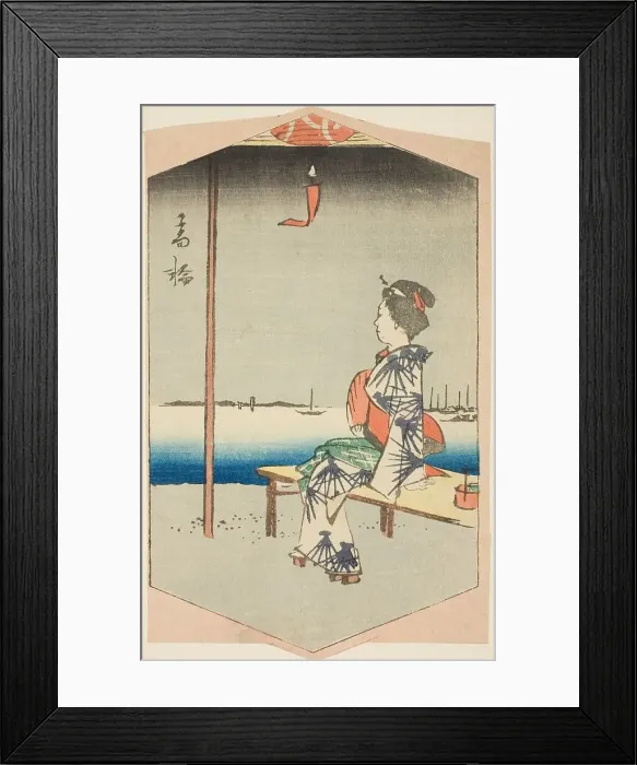 Framed Print : Takanawa, section of a sheet from the series Cutout Pictures of Famous Places... 1857. Creator: Ando Hiroshige. Takanawa, section of a sheet from the series Cutout Pictures of Famous Places... 1857. Creator: Ando Hiroshige Framed Print : Takanawa, section of a sheet from the series Cutout Pictures of Famous Places... 1857. Creator: Ando Hiroshige. Takanawa, section of a sheet from the series Cutout Pictures of Famous Places... 1857. Creator: Ando Hiroshige