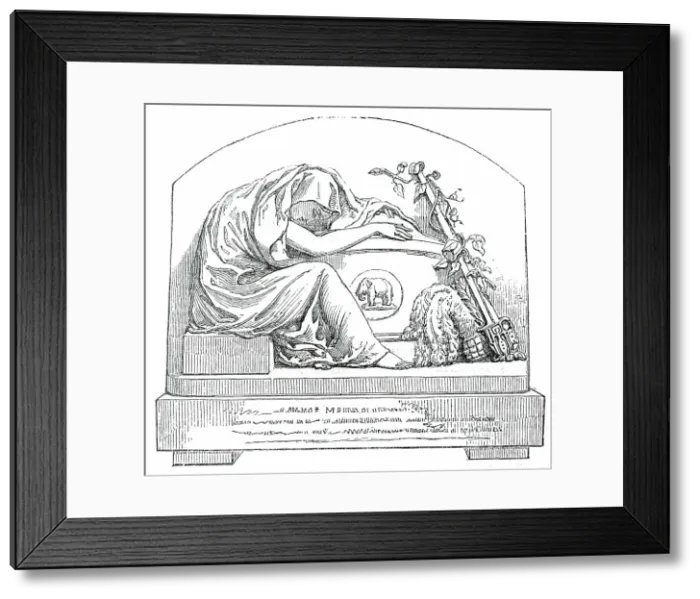 Framed Print : Tablet in St. Giles's Cathedral, Edinburgh... 1850. Creator: Unknown