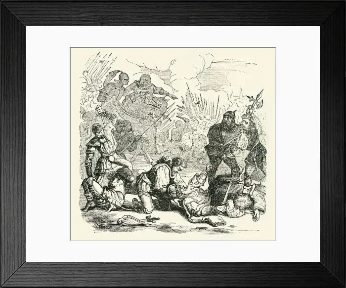 Framed Print : The Defeat of Narvaez, 1849. Creator: Unknown Framed Print : The Defeat of Narvaez, 1849. Creator: Unknown