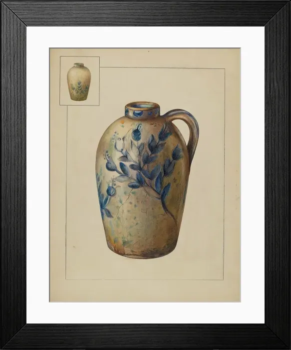 Framed Print : Jug, c. 1936. Creator: Anna Aloisi Framed Print : Jug, c. 1936. Creator: Anna Aloisi