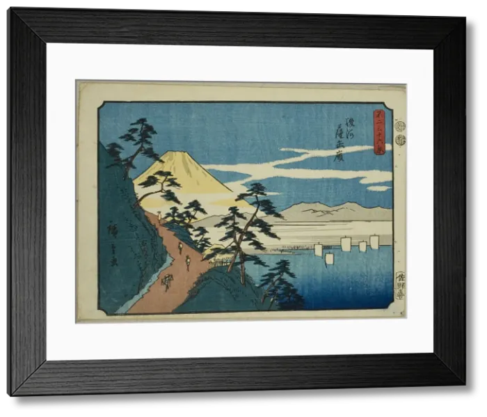 Framed Print : Satta Peak in Suruga Province (Suruga Satta mine), from the series Thirty-six Views of... 1852. Creator: Ando Hiroshige. Satta Peak in Suruga Province (Suruga Satta mine), from the series Thirty-six Views of... 1852. Creator: Ando Hiroshige Framed Print : Satta Peak in Suruga Province (Suruga Satta mine), from the series Thirty-six Views of... 1852. Creator: Ando Hiroshige. Satta Peak in Suruga Province (Suruga Satta mine), from the series Thirty-six Views of... 1852. Creator: Ando Hiroshige