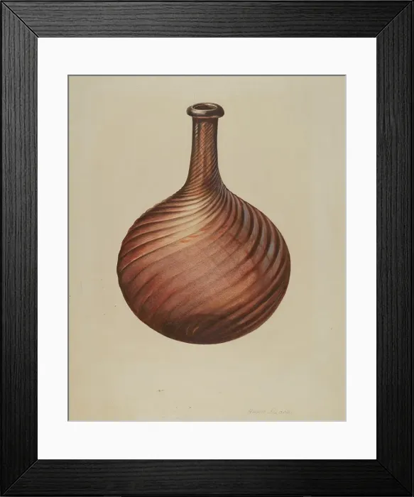 Framed Print : Bar Bottle, c. 1940. Creator: Anna Aloisi Framed Print : Bar Bottle, c. 1940. Creator: Anna Aloisi