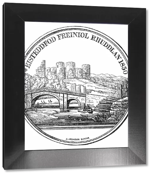 The Rhuddlan Royal Eisteddfod Prize Medal, 1850. Creator: Unknown