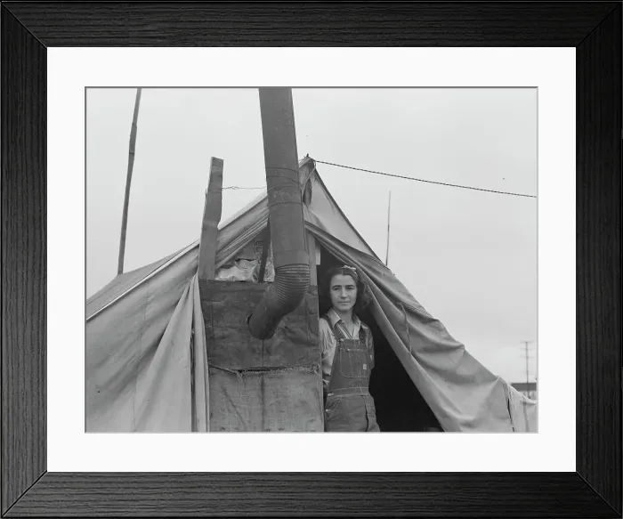 Framed Print : From Wyoming and Missouri eight years...working in lemons... near Strathmore, CA, 1939. Creator: Dorothea Lange Framed Print : From Wyoming and Missouri eight years...working in lemons... near Strathmore, CA, 1939. Creator: Dorothea Lange