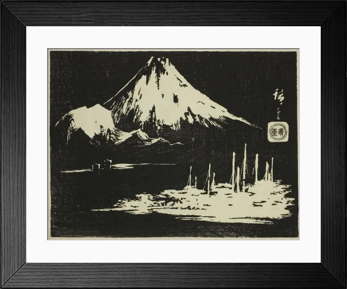 Framed Print : Seikenji Fuji, from the series Mirror of Stone Rubbings of Views of the Provinces... n.d. Creator: Ando Hiroshige. Seikenji Fuji, from the series Mirror of Stone Rubbings of Views of the Provinces... n.d. Creator: Ando Hiroshige Framed Print : Seikenji Fuji, from the series Mirror of Stone Rubbings of Views of the Provinces... n.d. Creator: Ando Hiroshige. Seikenji Fuji, from the series Mirror of Stone Rubbings of Views of the Provinces... n.d. Creator: Ando Hiroshige