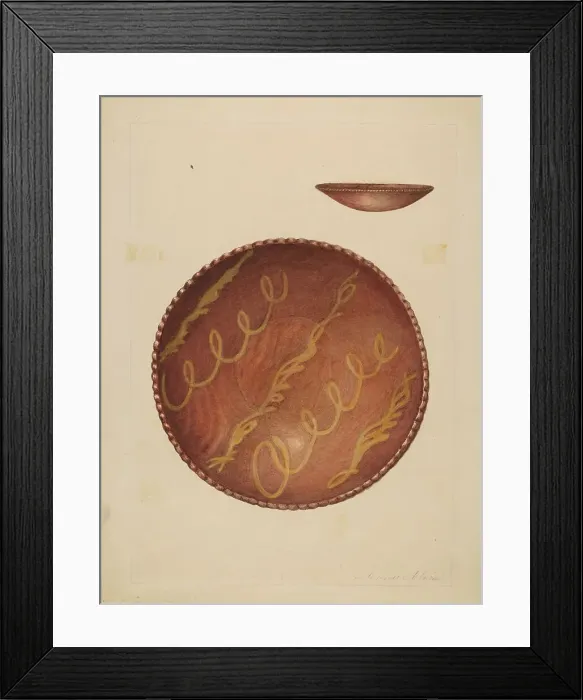 Framed Print : Plate, 1935 / 1942. Creator: Anna Aloisi Framed Print : Plate, 1935 / 1942. Creator: Anna Aloisi