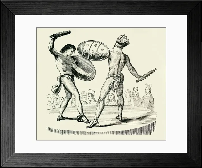 Framed Print : Gladiatorial Sacrifice, 1849. Creator: Unknown Framed Print : Gladiatorial Sacrifice, 1849. Creator: Unknown