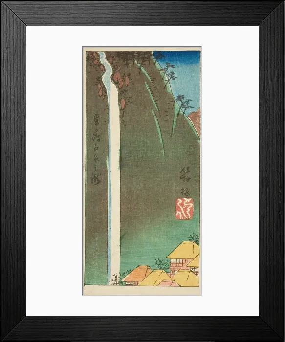 Framed Print : Hakone, section of sheet no. 3 from the series Cutouts of the Fifty-three Stations... 1852. Creator: Ando Hiroshige. Hakone, section of sheet no. 3 from the series Cutouts of the Fifty-three Stations... 1852. Creator: Ando Hiroshige Framed Print : Hakone, section of sheet no. 3 from the series Cutouts of the Fifty-three Stations... 1852. Creator: Ando Hiroshige. Hakone, section of sheet no. 3 from the series Cutouts of the Fifty-three Stations... 1852. Creator: Ando Hiroshige