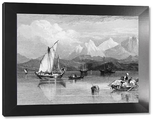 El Wuish, - Red Sea, 1834. Creator: Clarkson Stanfield