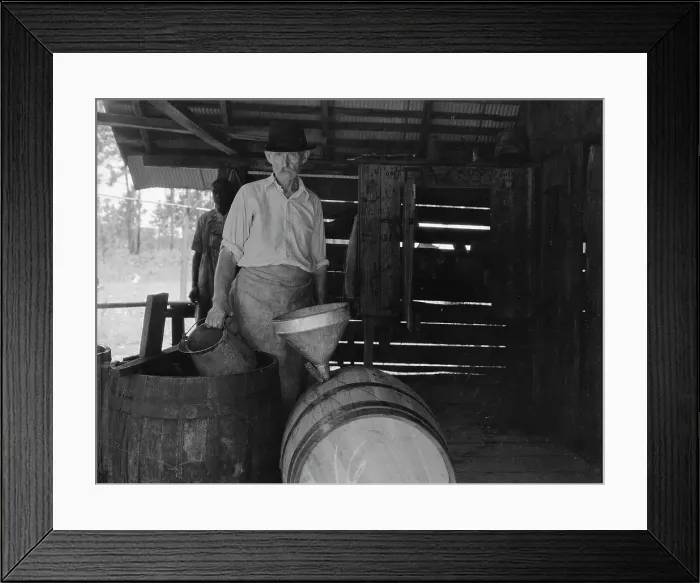 Framed Print : Turpentine worker, Georgia, 1937. Creator: Dorothea Lange Framed Print : Turpentine worker, Georgia, 1937. Creator: Dorothea Lange