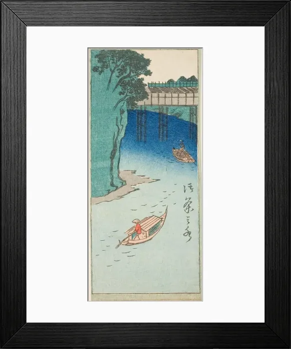Framed Print : Ochanomizu, section of a sheet from the series Cutout Pictures of Famous Places in... 1857. Creator: Ando Hiroshige. Ochanomizu, section of a sheet from the series Cutout Pictures of Famous Places in... 1857. Creator: Ando Hiroshige Framed Print : Ochanomizu, section of a sheet from the series Cutout Pictures of Famous Places in... 1857. Creator: Ando Hiroshige. Ochanomizu, section of a sheet from the series Cutout Pictures of Famous Places in... 1857. Creator: Ando Hiroshige