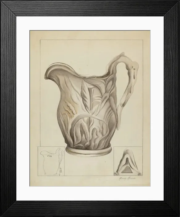 Framed Print : Pitcher, c. 1936. Creator: Anna Aloisi Framed Print : Pitcher, c. 1936. Creator: Anna Aloisi