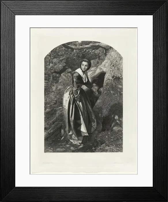 Framed Print : The Proscribed Royalist, 1858. Creator: William Henry Simmons Framed Print : The Proscribed Royalist, 1858. Creator: William Henry Simmons