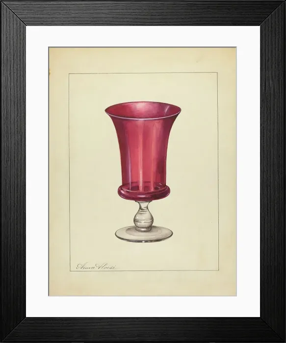Framed Print : Vase, 1935 / 1942. Creator: Anna Aloisi Framed Print : Vase, 1935 / 1942. Creator: Anna Aloisi