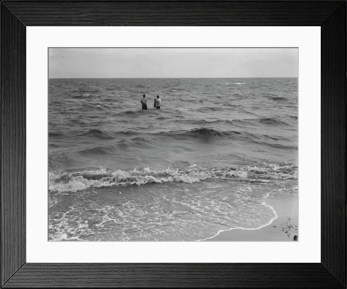 Framed Print : Net fishing on the Gulf of Mexico, Pass Christian, Mississippi, 1937. Creator: Dorothea Lange Framed Print : Net fishing on the Gulf of Mexico, Pass Christian, Mississippi, 1937. Creator: Dorothea Lange