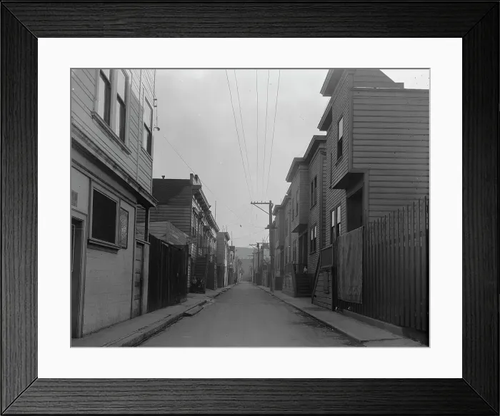 Framed Print : Mission District, San Francisco, California, 1936. Creator: Dorothea Lange Framed Print : Mission District, San Francisco, California, 1936. Creator: Dorothea Lange