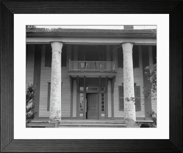 Framed Print : Pharr Plantation house near Social Circle, Georgia, 1937. Creator: Dorothea Lange Framed Print : Pharr Plantation house near Social Circle, Georgia, 1937. Creator: Dorothea Lange