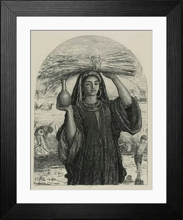 Framed Print : The Abundance of Egypt, 1857. Creator: William Holman Hunt Framed Print : The Abundance of Egypt, 1857. Creator: William Holman Hunt