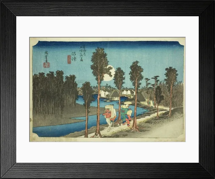 Framed Print : Numazu-Dusk (Numazu-tasogare zu), from the series The Fifty-Three Stations of the... 1831 / 34. Creator: Ando Hiroshige Framed Print : Numazu-Dusk (Numazu-tasogare zu), from the series The Fifty-Three Stations of the... 1831 / 34. Creator: Ando Hiroshige