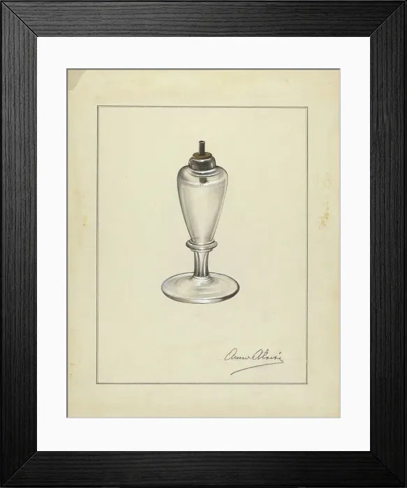 Framed Print : Lamp, 1935 / 1942. Creator: Anna Aloisi Framed Print : Lamp, 1935 / 1942. Creator: Anna Aloisi