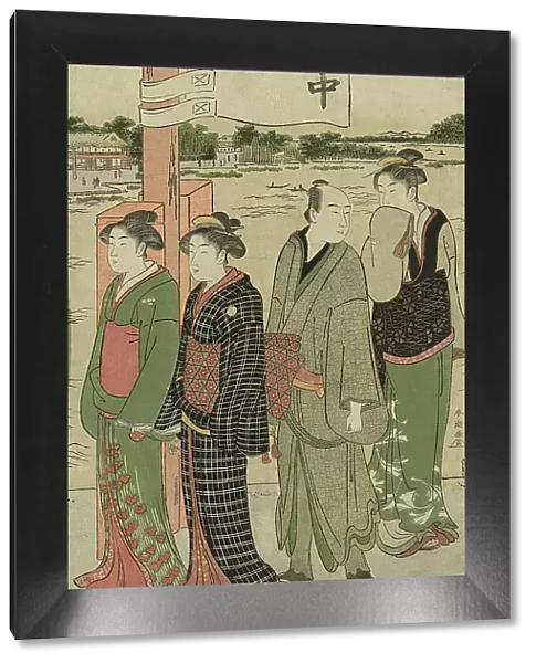 Visit to the Masaki Inari Shrine, 1786. Creator: Katsukawa Shuncho