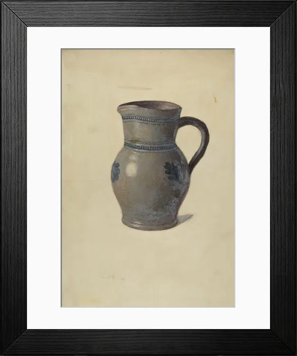 Framed Print : Pitcher, c. 1937. Creator: Max Soltmann Framed Print : Pitcher, c. 1937. Creator: Max Soltmann