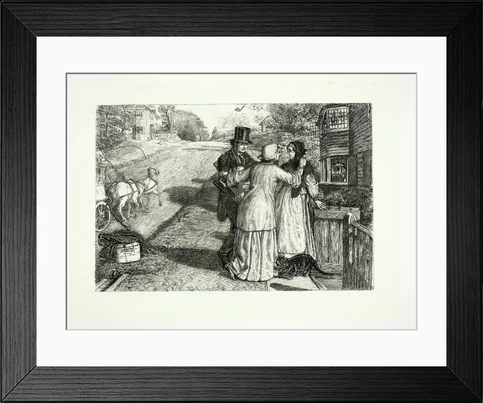 Framed Print : The Day in the Country, 1865. Creator: William Holman Hunt Framed Print : The Day in the Country, 1865. Creator: William Holman Hunt