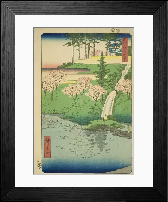 Framed Print : Chiyogaike Pond, Meguro (Meguro Chiyogaike), from the series One Hundred Famous... 1856. Creator: Ando Hiroshige. Chiyogaike Pond, Meguro (Meguro Chiyogaike), from the series One Hundred Famous... 1856. Creator: Ando Hiroshige Framed Print : Chiyogaike Pond, Meguro (Meguro Chiyogaike), from the series One Hundred Famous... 1856. Creator: Ando Hiroshige. Chiyogaike Pond, Meguro (Meguro Chiyogaike), from the series One Hundred Famous... 1856. Creator: Ando Hiroshige