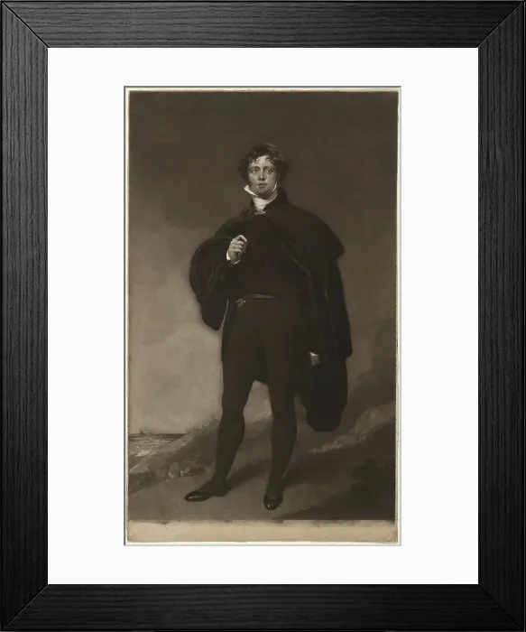 Framed Print : George, Lord Nugent, 1822-23. Creator: William Ward Framed Print : George, Lord Nugent, 1822-23. Creator: William Ward