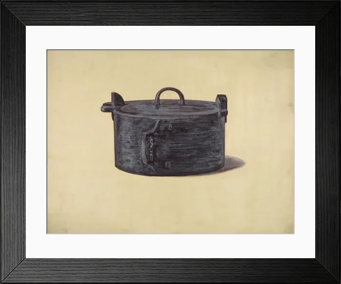 Framed Print : Wooden Work Box, c. 1937. Creator: Max Soltmann Framed Print : Wooden Work Box, c. 1937. Creator: Max Soltmann