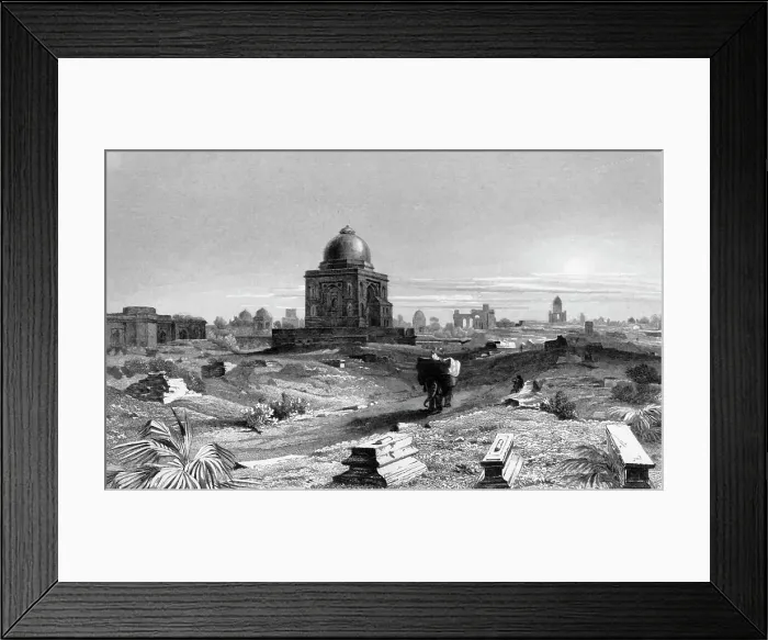 Framed Print : Ruins South Side of Old Delhi, 1835. Creator: Thomas Shotter Boys Framed Print : Ruins South Side of Old Delhi, 1835. Creator: Thomas Shotter Boys