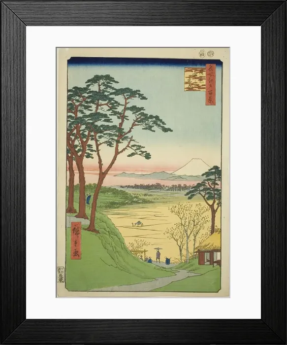Framed Print : Old Man's Teahouse, Meguro (Meguro Jijigachaya), from the series One Hundred... 1857. Creator: Ando Hiroshige. Old Man's Teahouse, Meguro (Meguro Jijigachaya), from the series One Hundred... 1857. Creator: Ando Hiroshige Framed Print : Old Man's Teahouse, Meguro (Meguro Jijigachaya), from the series One Hundred... 1857. Creator: Ando Hiroshige. Old Man's Teahouse, Meguro (Meguro Jijigachaya), from the series One Hundred... 1857. Creator: Ando Hiroshige