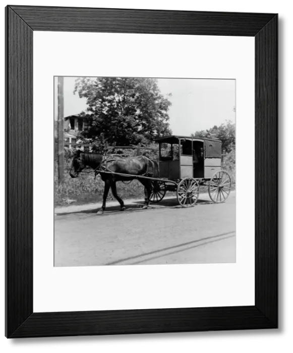 Framed Print : Mail wagon, Marshall, Texas, 1937. Creator: Dorothea Lange Framed Print : Mail wagon, Marshall, Texas, 1937. Creator: Dorothea Lange