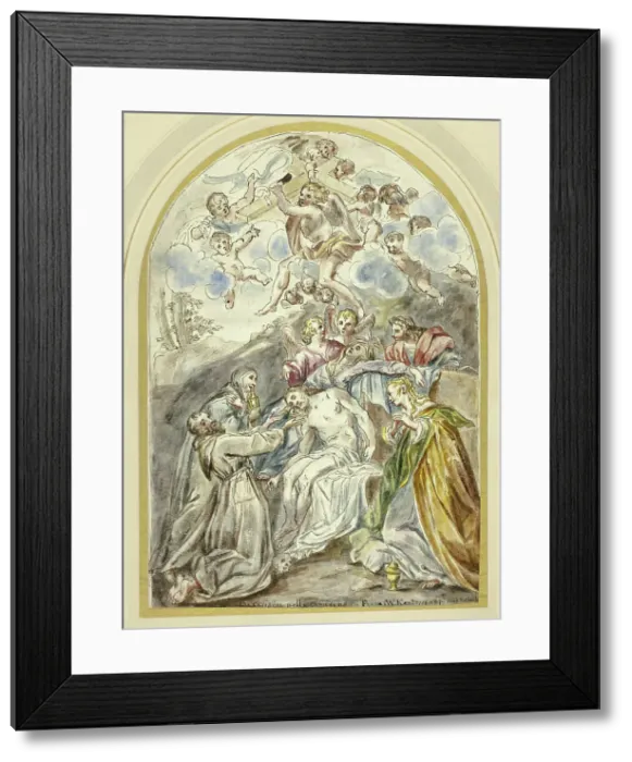 Framed Print : Chiesa dei Cappuccini Parma, September 1714. Creator: William Kent Framed Print : Chiesa dei Cappuccini Parma, September 1714. Creator: William Kent