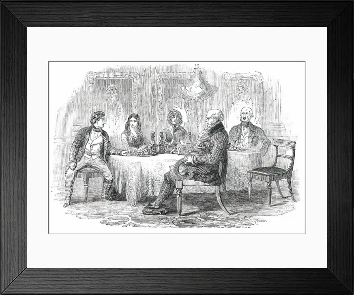 Framed Print : Illustration to Fred Holdsworth; or, Love and Pride, by Thomas Miller, 1850. Creator: Unknown. Illustration to Fred Holdsworth; or, Love and Pride, by Thomas Miller, 1850. Creator: Unknown Framed Print : Illustration to Fred Holdsworth; or, Love and Pride, by Thomas Miller, 1850. Creator: Unknown. Illustration to Fred Holdsworth; or, Love and Pride, by Thomas Miller, 1850. Creator: Unknown