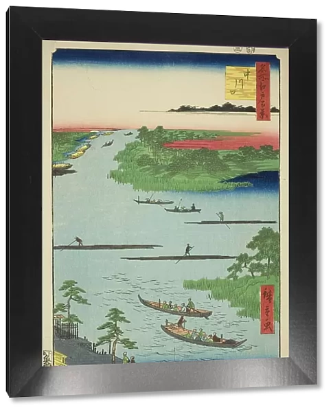 Mouth of the Nakawaga River (Nakagawaguchi), from the series “One Hundred Famous... 1857. Creator: Ando Hiroshige