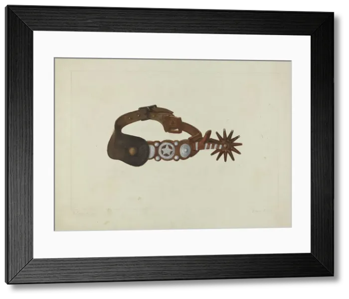 Framed Print : Spur, 1935 / 1942. Creator: Eldon Allen Framed Print : Spur, 1935 / 1942. Creator: Eldon Allen