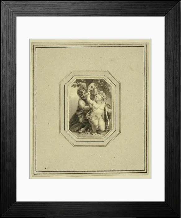 Framed Print : Comedy, 1804. Creator: William Marshall Craig Framed Print : Comedy, 1804. Creator: William Marshall Craig
