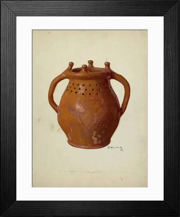 Framed Print : Jar, 1936. Creator: Eugene Shellady Framed Print : Jar, 1936. Creator: Eugene Shellady