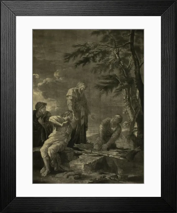 Framed Print : Democritus and Protagoras, 1778. Creator: William Pether Framed Print : Democritus and Protagoras, 1778. Creator: William Pether