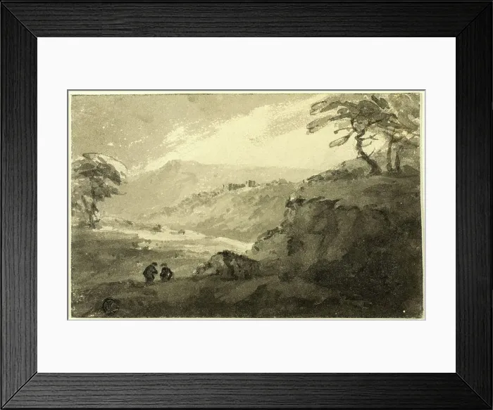 Framed Print : Scottish Landscape, n.d. Creator: William Sawrey Gilpin Framed Print : Scottish Landscape, n.d. Creator: William Sawrey Gilpin