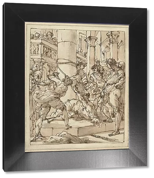 The Flagellation, early 1770s. Creator: Ubaldo Gandolfi