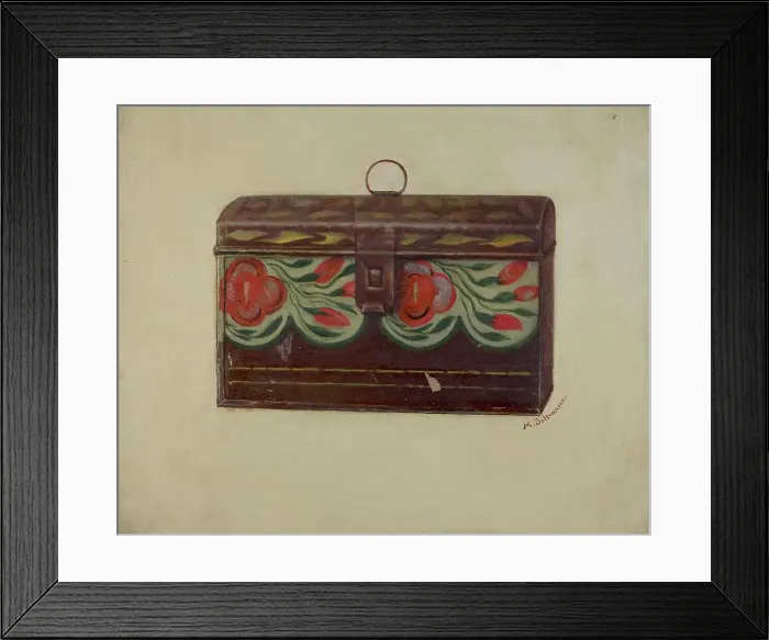 Framed Print : Box with Lid, c. 1936. Creator: Max Soltmann Framed Print : Box with Lid, c. 1936. Creator: Max Soltmann