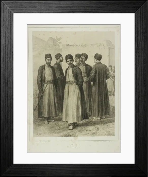 Framed Print : Karaimes, Théodosie, Kaffa, 1 Octobre 1837, 1844. Creator: Auguste Raffet Framed Print : Karaimes, Théodosie, Kaffa, 1 Octobre 1837, 1844. Creator: Auguste Raffet