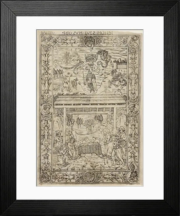 Framed Print : The Nativity, 1460 / 70. Creator: Unknown Framed Print : The Nativity, 1460 / 70. Creator: Unknown