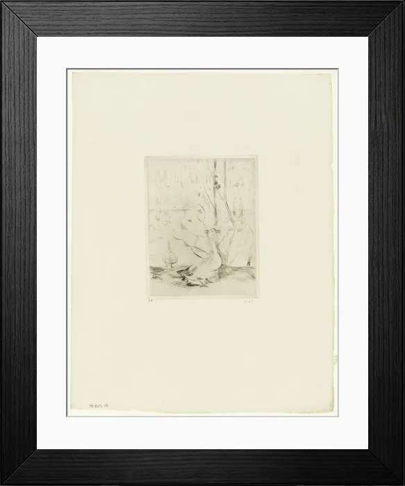 Framed Print : The Goose, 1889. Creator: Berthe Morisot Framed Print : The Goose, 1889. Creator: Berthe Morisot