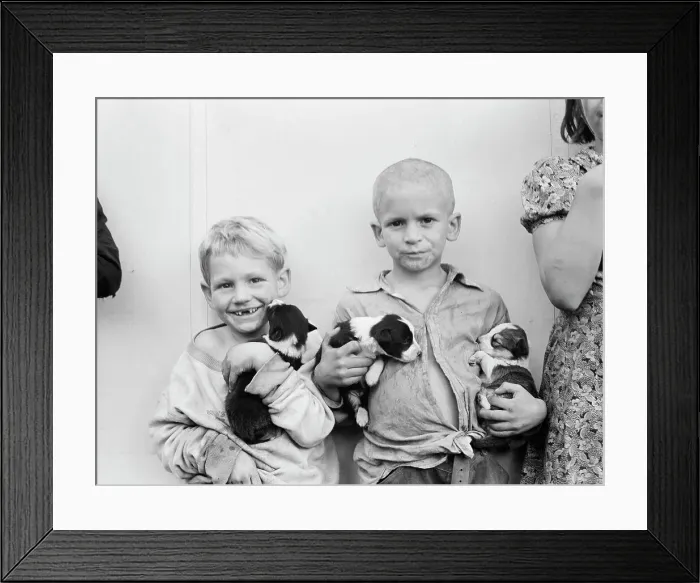 Framed Print : Migrant cotton picker's child, Shafter Camp for migrants, CA, 1938. Creator: Dorothea Lange Framed Print : Migrant cotton picker's child, Shafter Camp for migrants, CA, 1938. Creator: Dorothea Lange