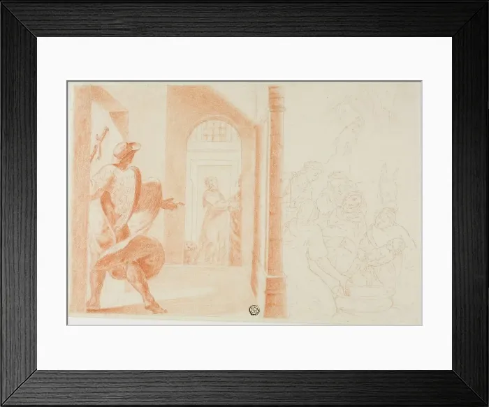Framed Print : Nativity Scene, n.d. Creator: Unknown Framed Print : Nativity Scene, n.d. Creator: Unknown