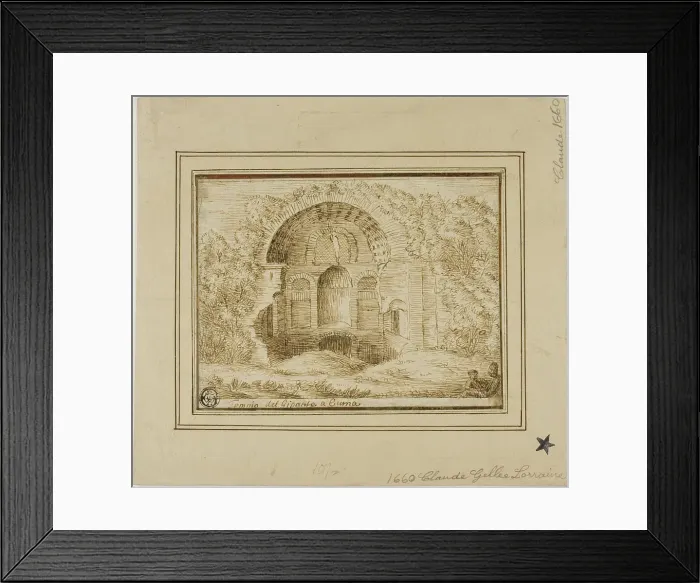 Framed Print : Giant's Temple at Cumae, n.d. Creator: Unknown Framed Print : Giant's Temple at Cumae, n.d. Creator: Unknown