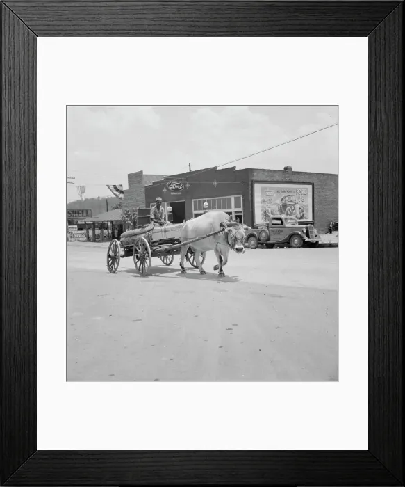 Framed Print : A note on transportation, Eden, Alabama, 1936. Creator: Dorothea Lange Framed Print : A note on transportation, Eden, Alabama, 1936. Creator: Dorothea Lange